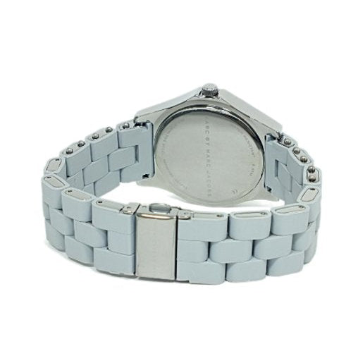 Marc Jacobs Pelly Grey Dial Grey Silicone Strap Watch for Women - MBM2589