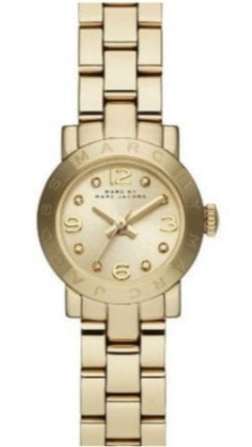 Marc Jacobs Amy Gold Dial Gold Steel Strap Watch for Women - MBM8612