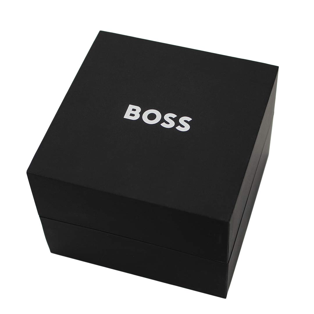 Hugo Boss Trace Chronograph Blue Dial Silver Steel Strap Watch For Men - 1514007