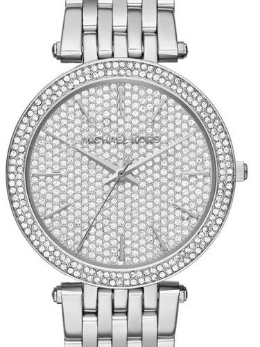 Michael Kors Darci Silver Dial Silver Steel Strap Watch for Women - MK3437