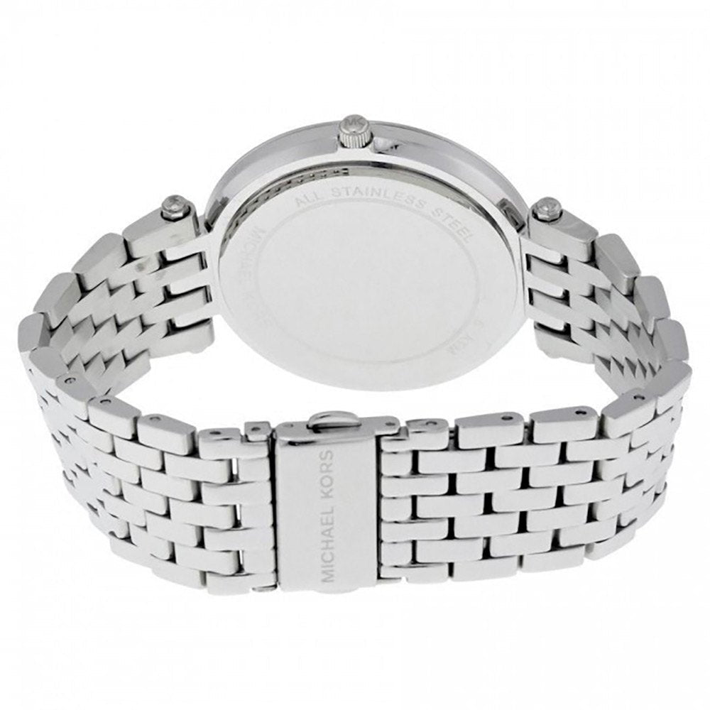 Michael Kors Darci Mother of Pearl Blue  Dial Silver Steel Strap Watch for Women - MK3515