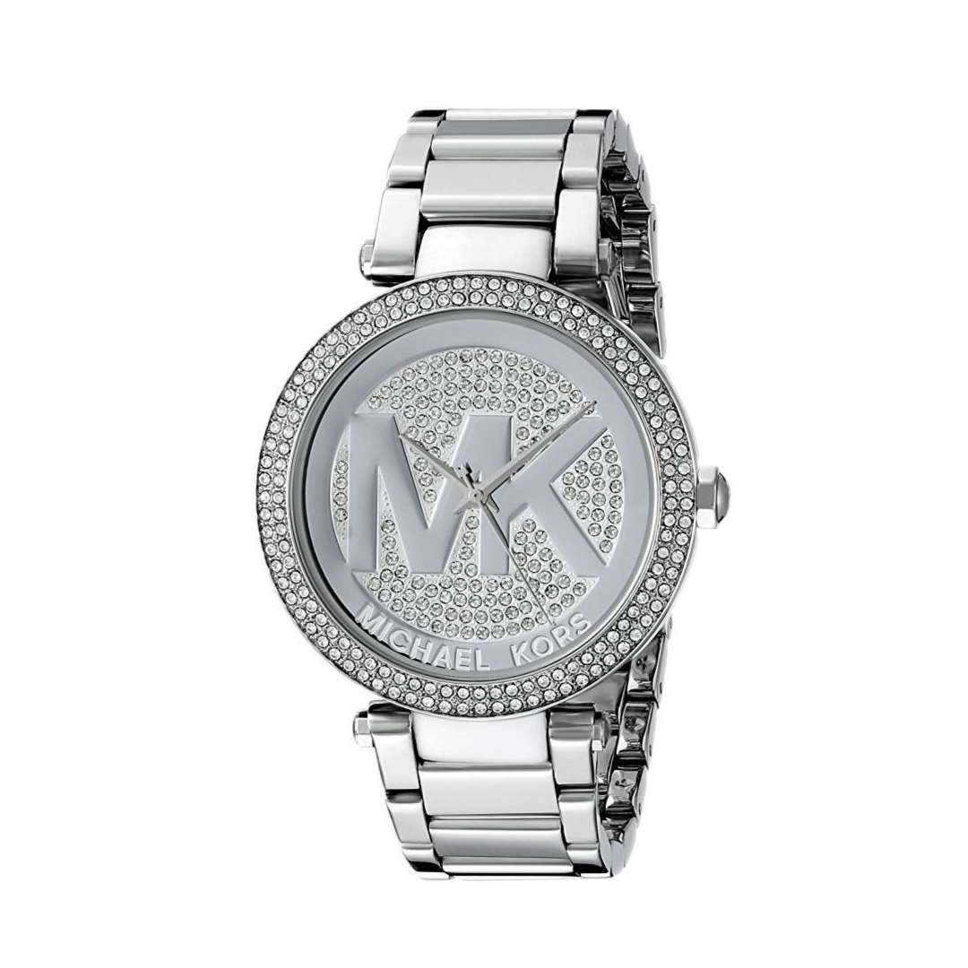 Michael Kors Parker Silver Dial Silver Steel Strap Watch for Women - MK5925