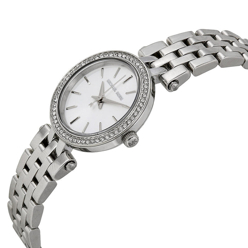 Michael Kors Darci Silver Dial Silver Steel Strap Watch for Women - MK3294