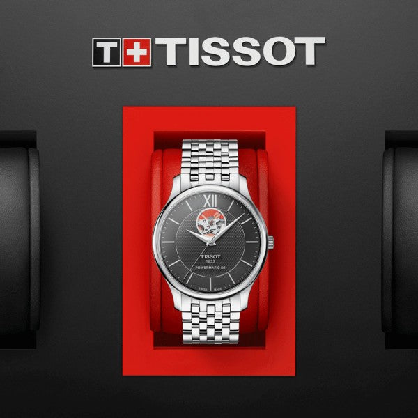 Tissot Tradition Automatic Open Heart Automatic Watch For Men - T063.907.11.058.00
