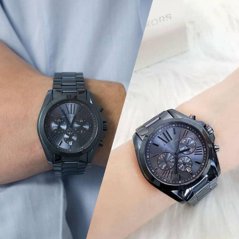 Michael Kors Bradshaw Blue Dial Blue Steel Strap Watch for Men - MK6248