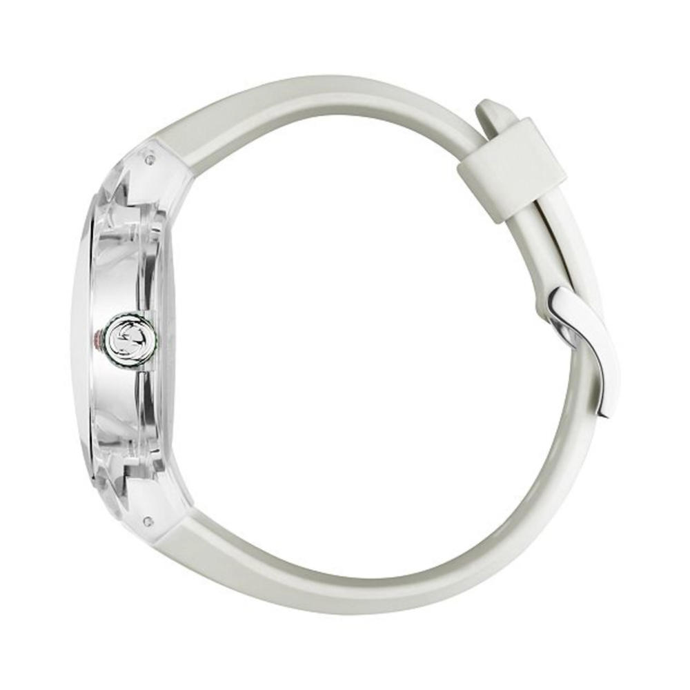 Gucci Sync XXL White Dial White Rubber Strap Watch For Men - YA137102