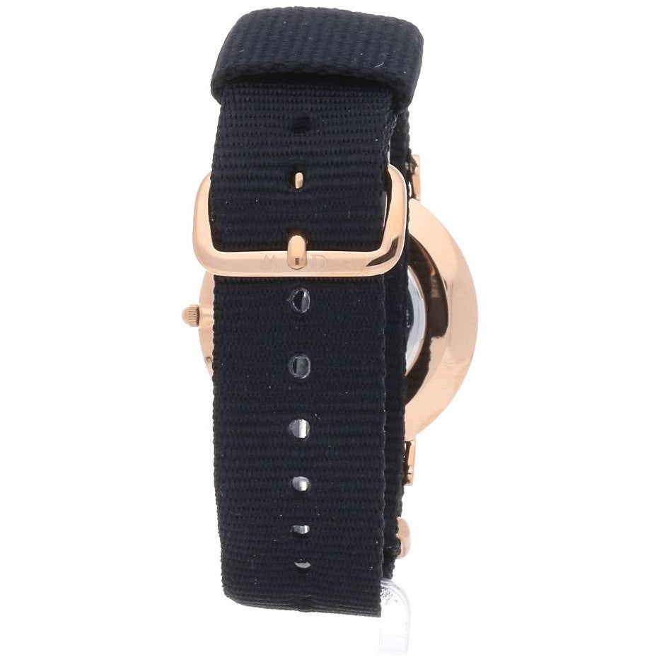 Daniel Wellington Classic Cornwall Black Dial Black NATO Strap Watch For Women - DW00100150