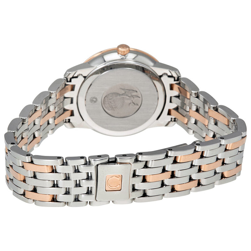 Omega De Ville Prestige Quartz Diamonds Silver Dial Two Tone Steel Strap Watch for Women - 424.25.27.60.52.001