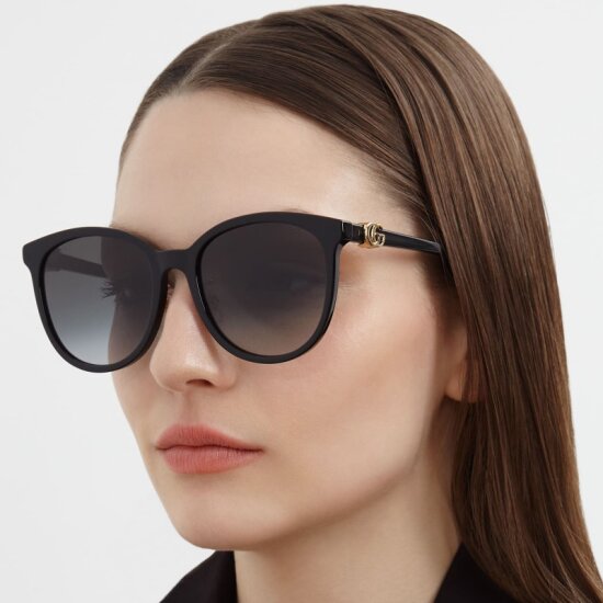 Gucci GG1180SK Cateye Black Sunglasses