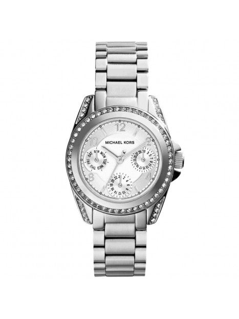Michael Kors Blair Silver Dial SIlver Steel Strap Watch for Women - MK5612