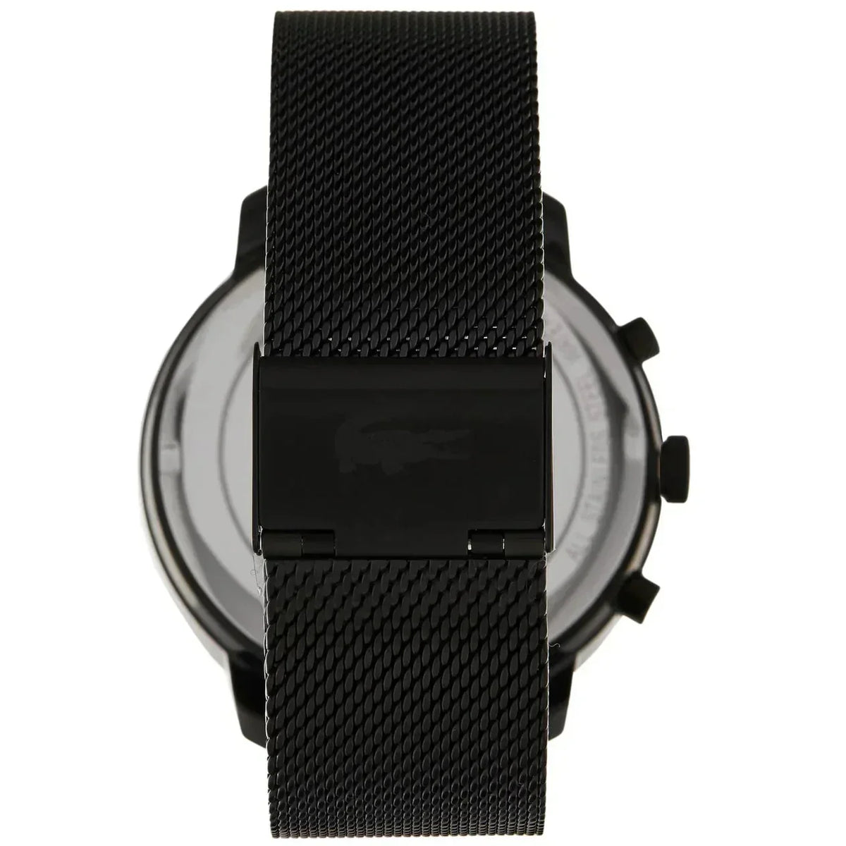 Lacoste Replay Black Dial Black Steel Strap Watch for Men - 2011194