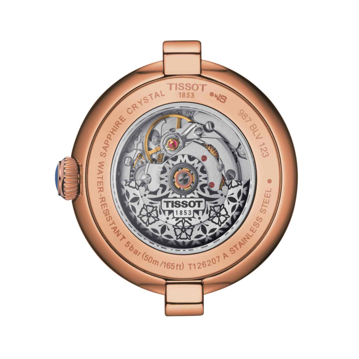 Tissot Bellissima Lady Small Mother of Pearl Dial Two Tone Steel Strap Watch For Women - T126.010.22.013.01