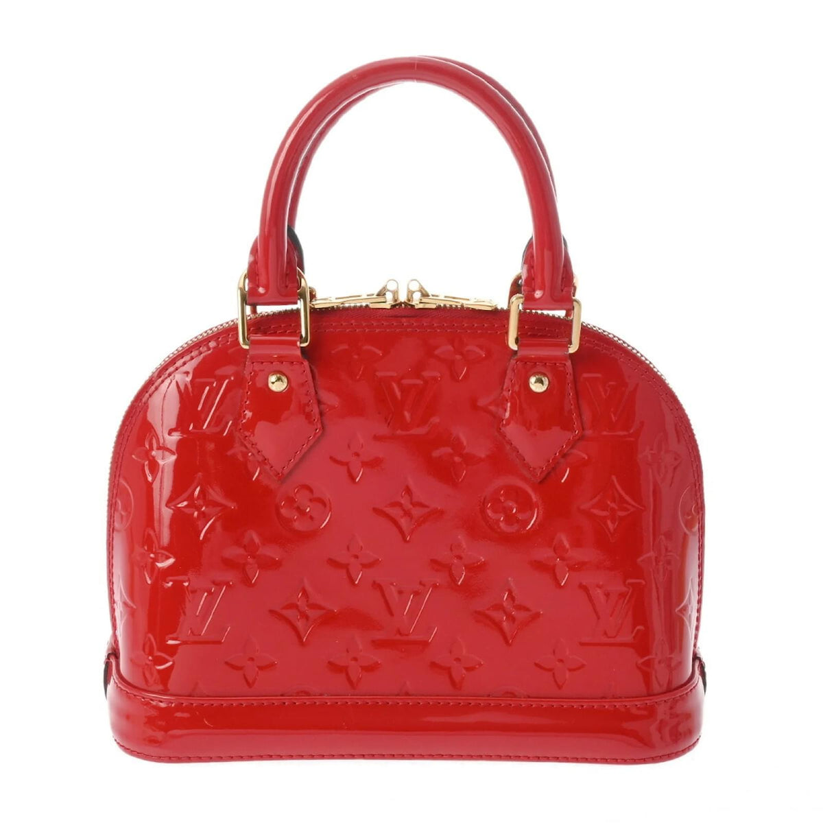 Louis Vuitton Vernis Alma BB Handbag - Red