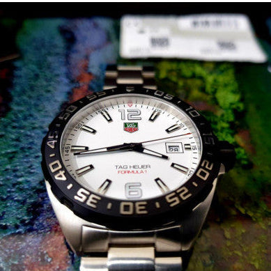 Tag Heuer Formula 1 White Dial Watch for Men - WAZ1111.BA0875
