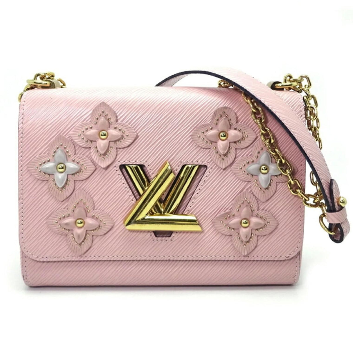 Louis Vuitton Twist MM Shoulder Bag - Pink