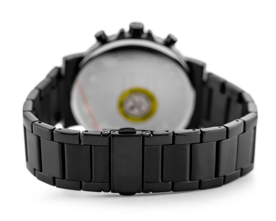 Tommy Hilfiger Daniel Black Dial Black Steel Strap Watch for Men - 1710414