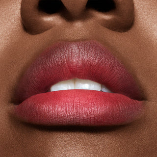 MAC Powder Kiss Hazy Matte Lipstick - Ruby New