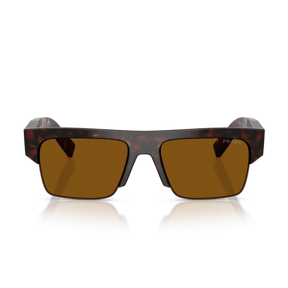 Prada Unisex PR D12SU Tortoise Sunglasses