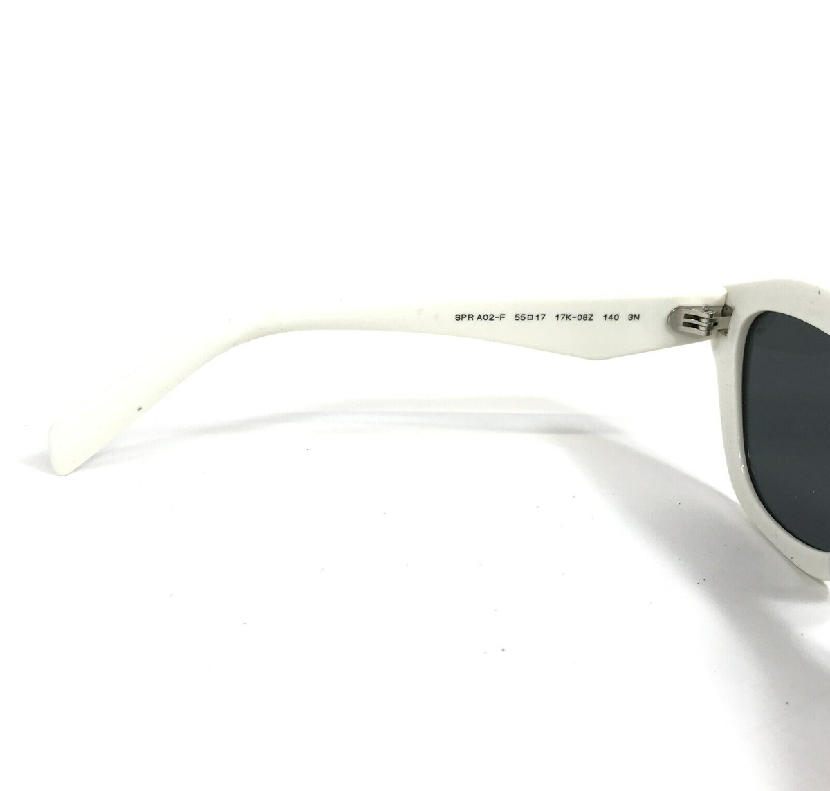 Prada PR26Z 17K-08Z White Oval Sunglasses