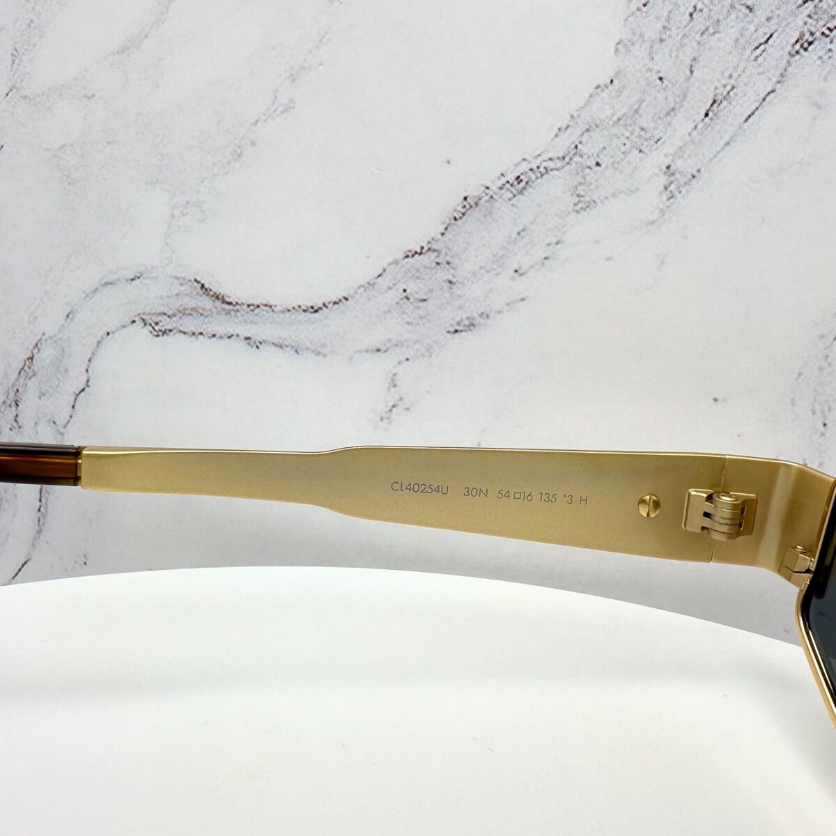 Celine CL40254 30N Triomphe Metal Gold Sunglasses
