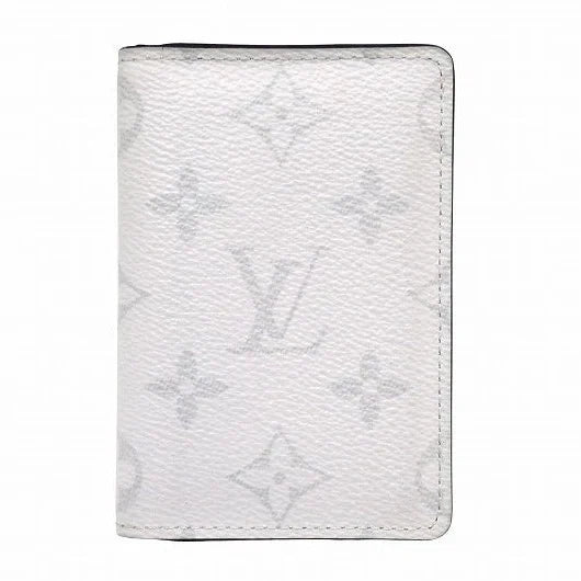 Louis Vuitton Monogram Taiga Pocket Organizer - White