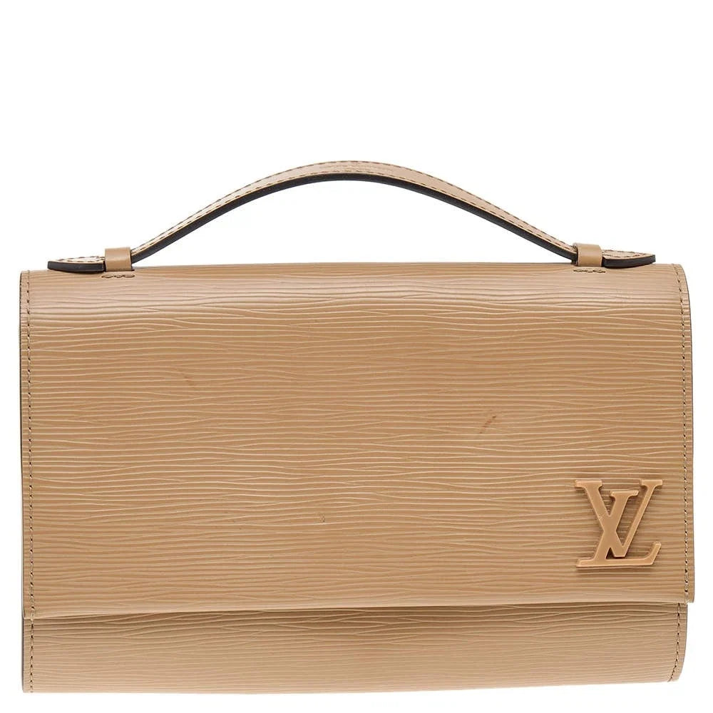 Louis Vuitton Dune Epi Leather Clery Pochette Bag - Beige