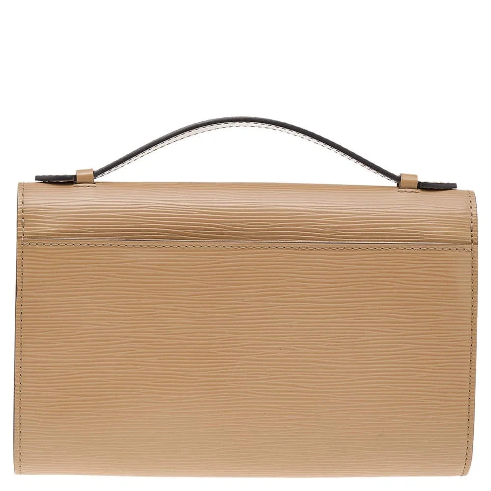 Louis Vuitton Dune Epi Leather Clery Pochette Bag - Beige