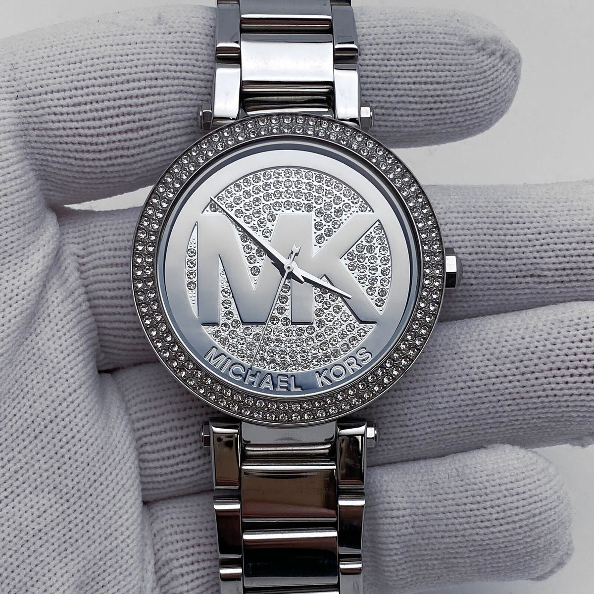 Michael Kors Parker Silver Dial Silver Steel Strap Watch for Women - MK5925
