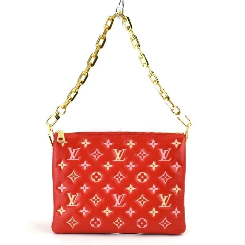 Louis Vuitton Coussin PM Shoulder Bag - Red