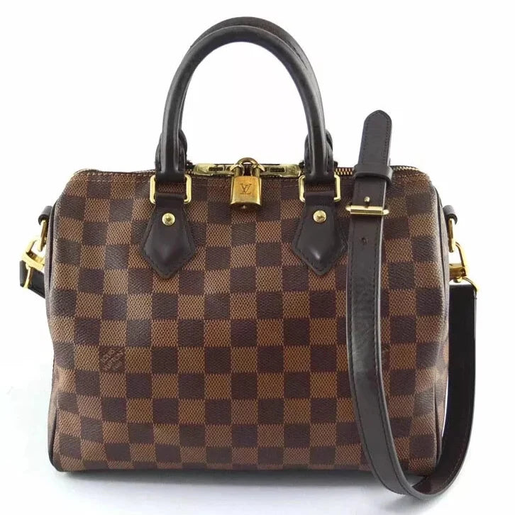 Louis Vuitton Speedy Bandoulière 25 Handbag - Damier Ebene Brown