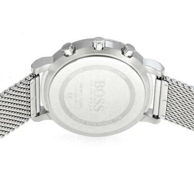Hugo Boss Integrity Chronorgaph Grey Dial Silver Mesh Bracelet Watch for Men - 1513807