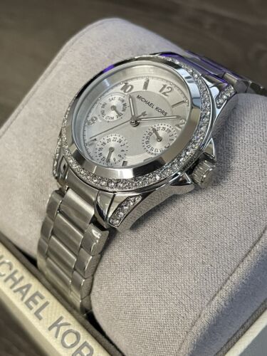 Michael Kors Blair Silver Dial SIlver Steel Strap Watch for Women - MK5612