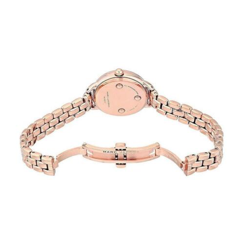 Marc Jacobs Betty Mother of Pearl White Dial Rose Gold Steel Strap Watch for Women - MJ3511