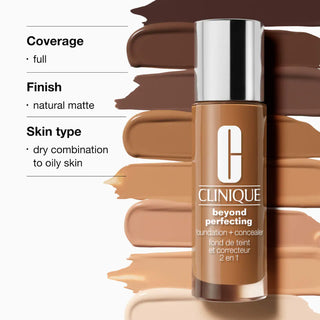 Clinique Beyond Perfecting Foundation And Concealer - WN 114 Golden
