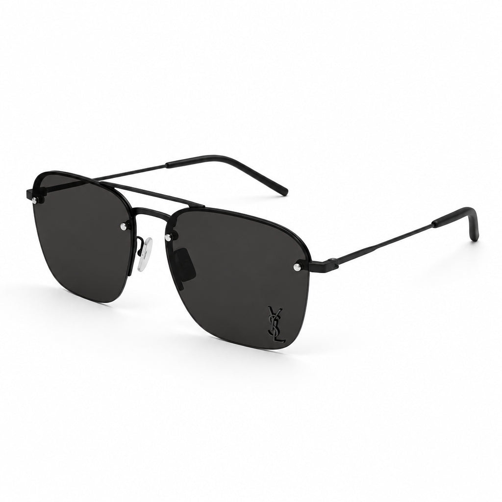 Saint Laurent SL 309M Women's Pilot Black Sunglasses