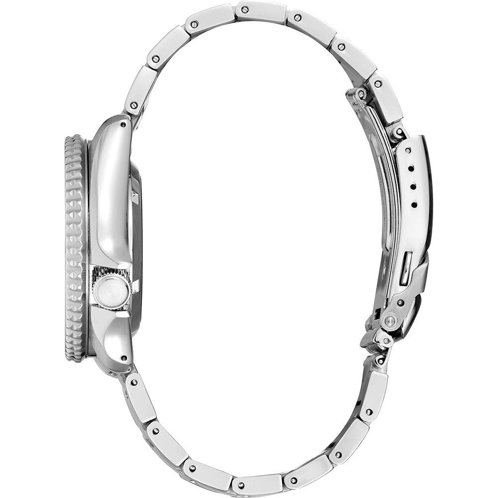 Seiko 5 Sports Special Edition Silver Dial Silver Steel Strap Watch For Men - SRPK09K1