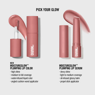 Makeup By Mario Moisture Glow Plumping Lip Serum - Pink Glow (Clear Pale Pink)