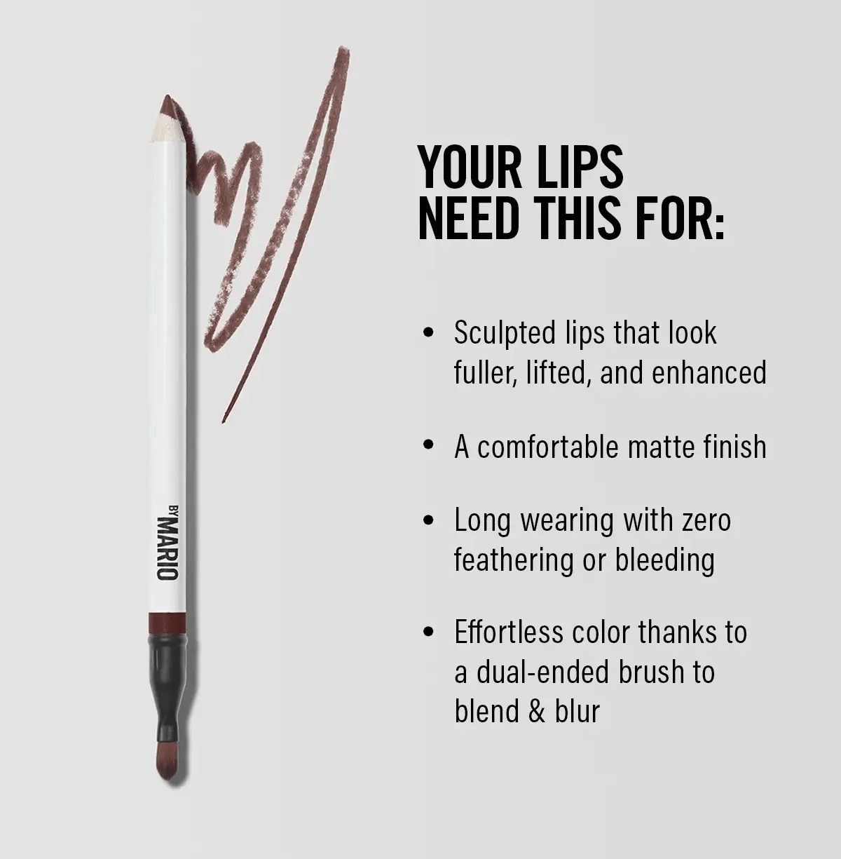 Makeup By Mario Ultra Suede Sculpting Lip Pencil - Niels