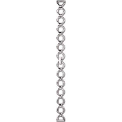 Swarovski Crystal Flower Silver Dial Silver Steel Strap Watch for Women - 5547622