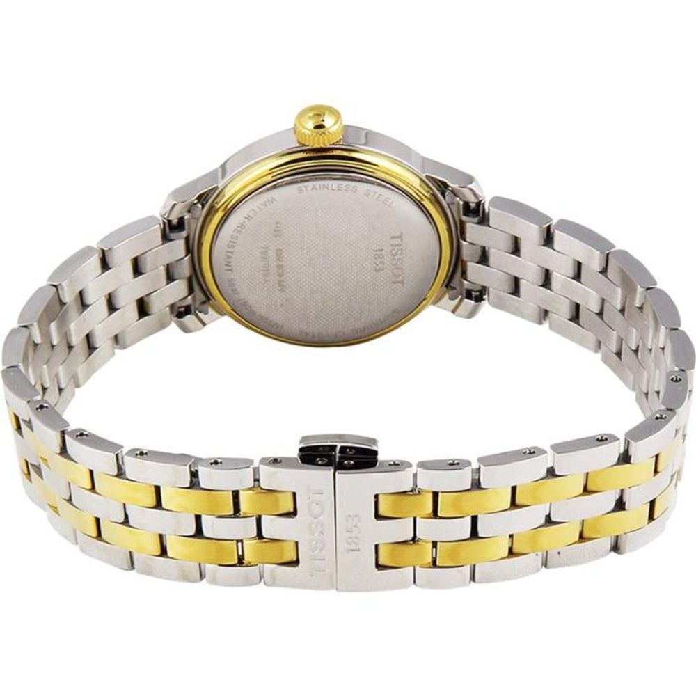 Tissot T Classic Bridgeport Mother of Pearl Dial Two Tone Steel Strap Watch For Women - T097.010.22.116.00