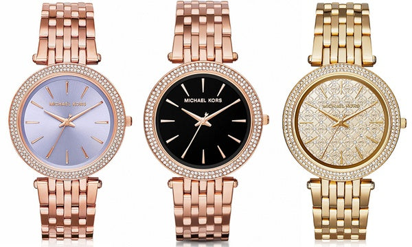 Michael Kors Darci Rose Gold Dial Steel Strap Watch for Women - MK3399