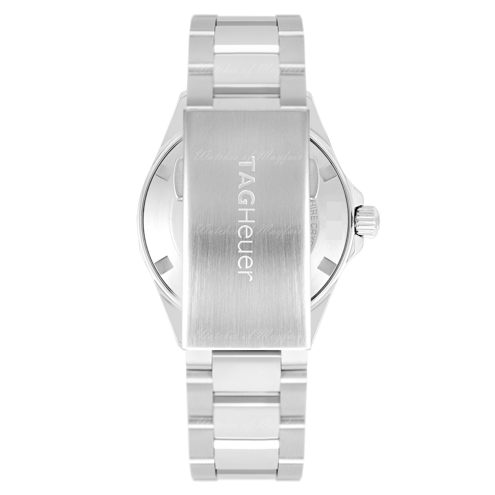 Tag Heuer Aquaracer Diamonds White Mother of Pearl Dial Silver Steel Strap Watch for Women - WBD1314.BA0740