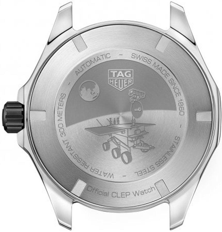 Tag Heuer Aquaracer Calibre 5 Moon Black Dial Black Nylon Strap Watch for Men - WAY201J.FC6370