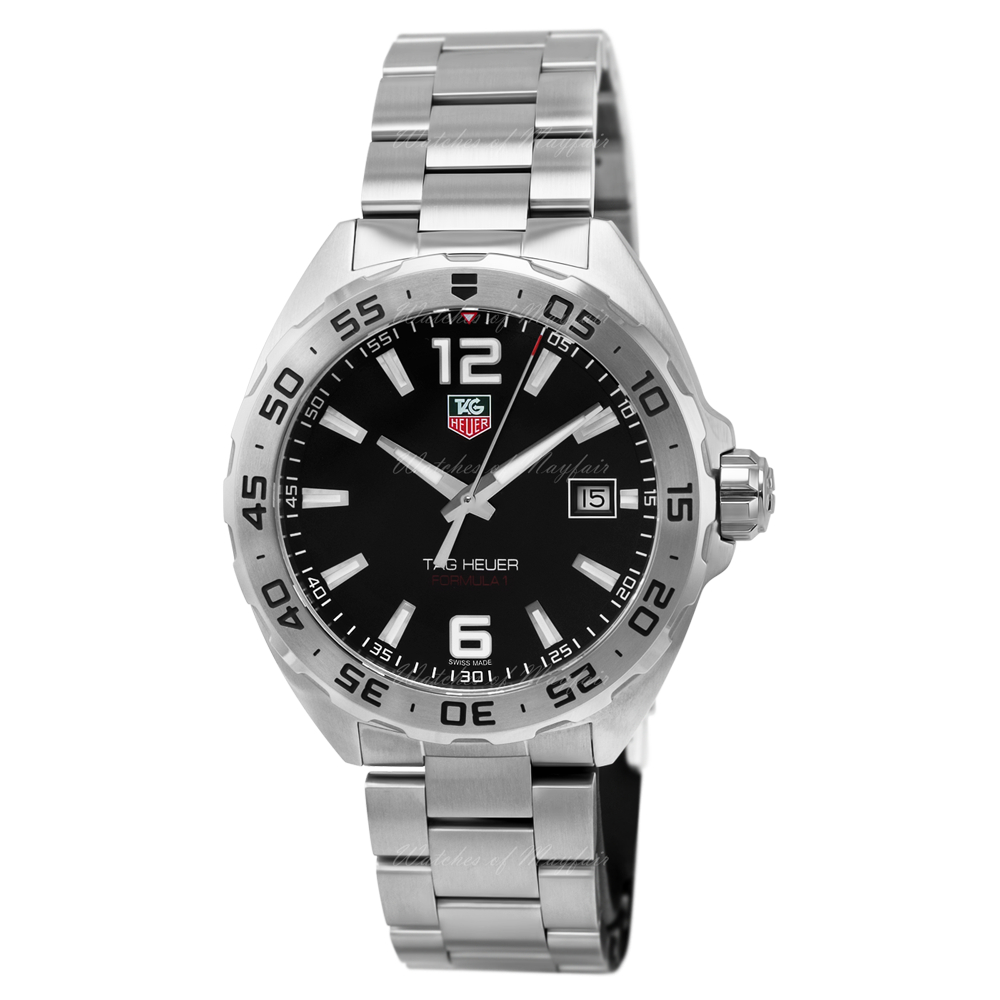 Tag Heuer Formula 1 Quartz Black Dial Watch For Men - WAZ1112.BA0875