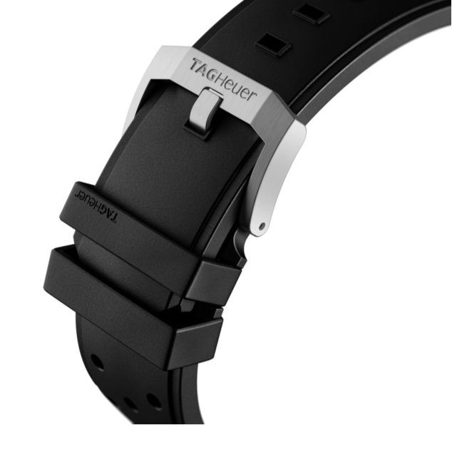 Tag Heuer Formula 1 Chronograph Black Dial Black Rubber Strap Watch for Men - CAZ101AC.FT8024