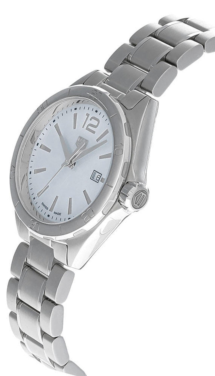 Tag Heuer Formula 1 Quartz Mother of Pearl White Dial Silver Steel Strap Watch for Women - WBJ1418.BA0664