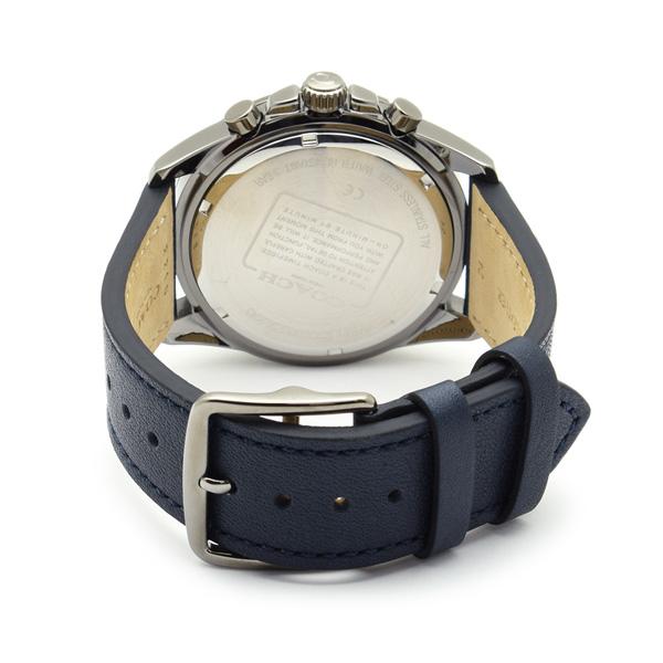 Coach Kent Grey Dial Blue Leather Strap Watch for Men - 14602558