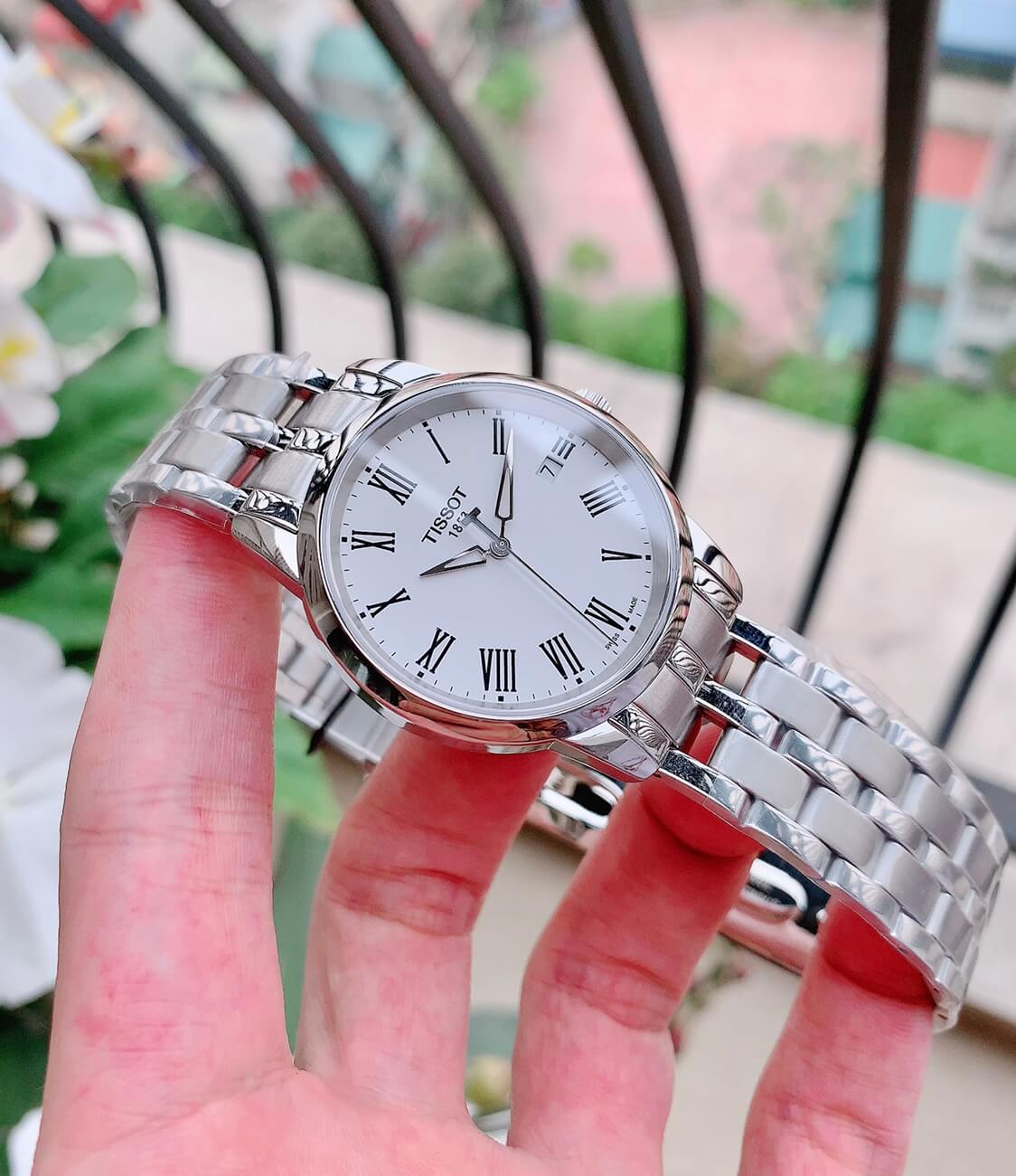 Tissot T Classic Dream White Dial Silver Steel Strap Watch for Men - T033.410.11.013.01