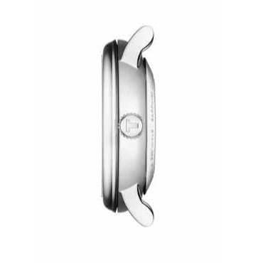 Tissot T Classic Carson Premium Automatic Lady Silver Dial Silver Steel Strap Watch for Women - T122.207.11.033.00