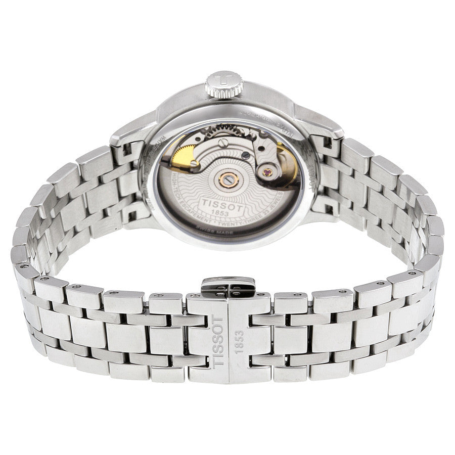 Tissot Chemin Des Tourelles Powermatic 80 Lady Silver Dial Silver Steel Strap Watch For Women - T099.207.11.118.00